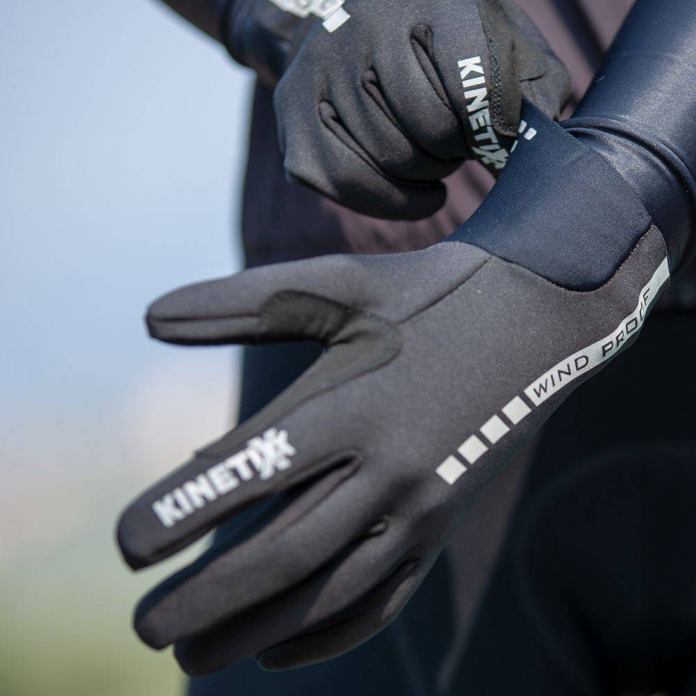 Kinetixx Winddichte Winter-Radhandschuhe Leevi Speichern exportieren