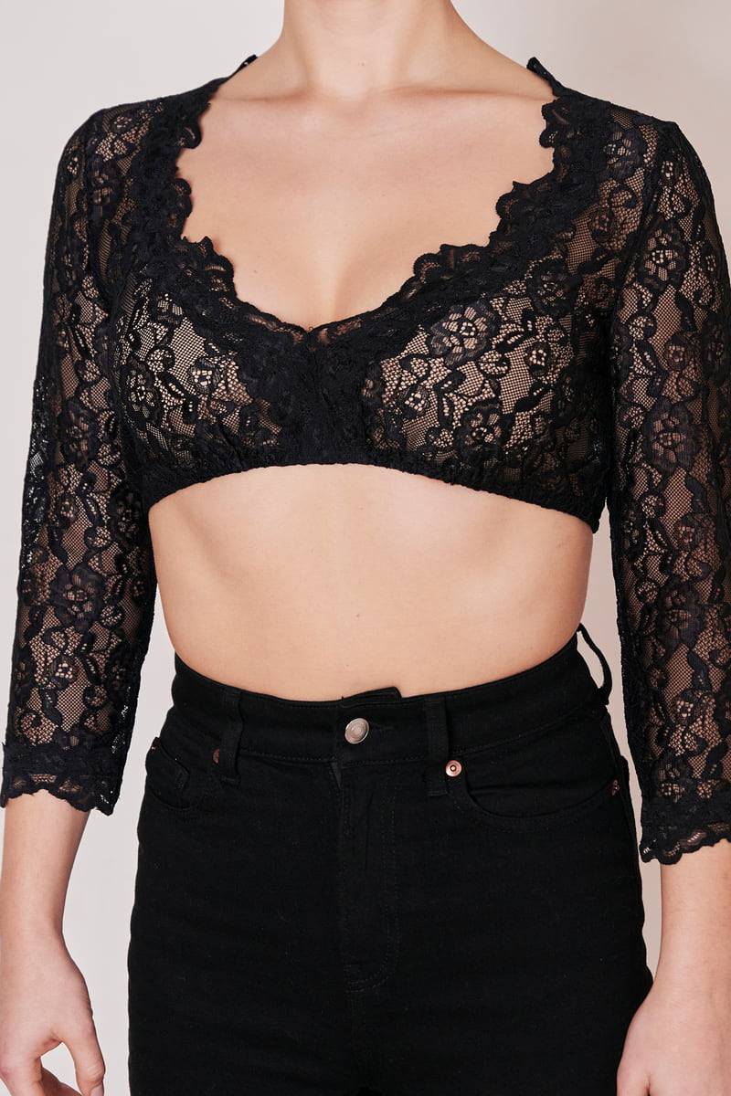 Krüger Madl Dirndlbluse Cassandra 3/4-Arm Jubiläumsangebot