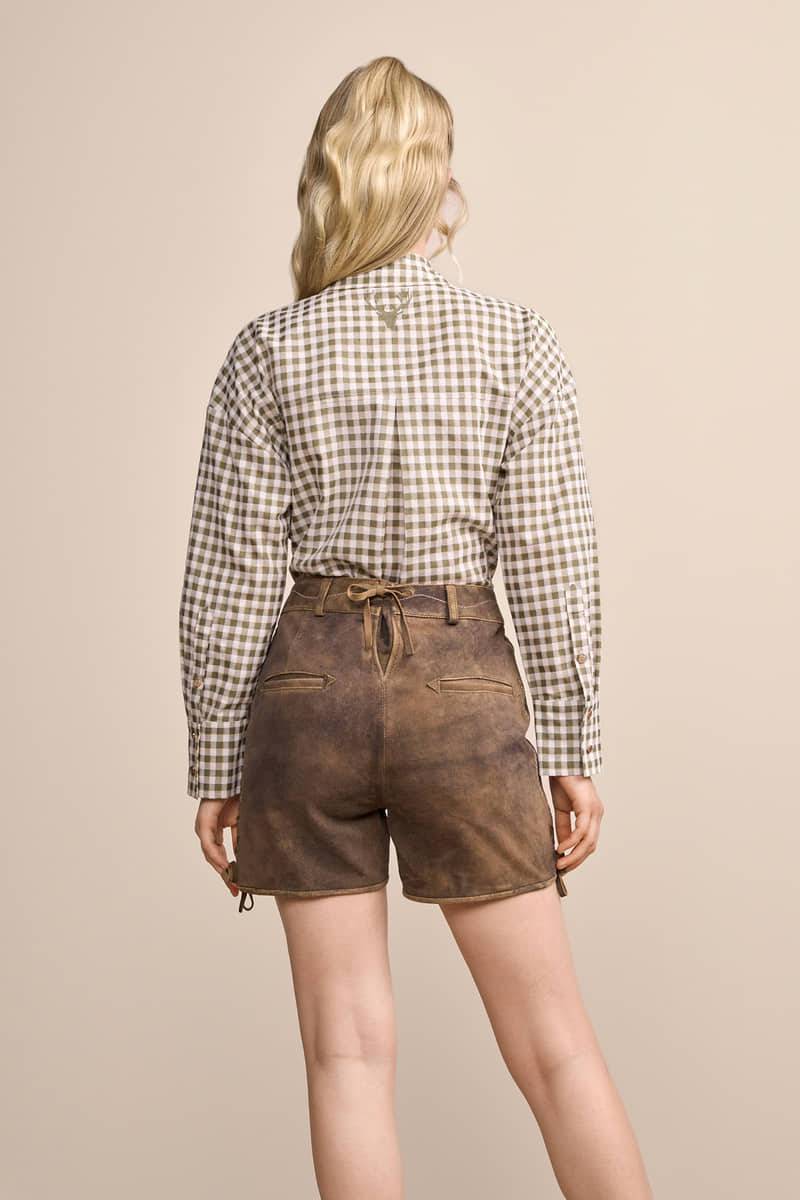 Krüger Madl Lederhose Nyla Fabrik Onlineshop