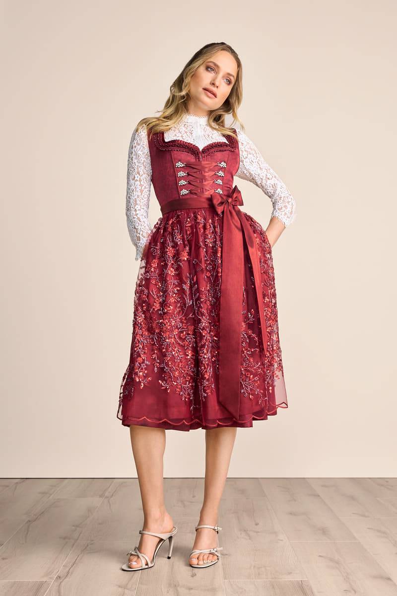 Krüger Madl Dirndl Olive (70cm) Bestseller