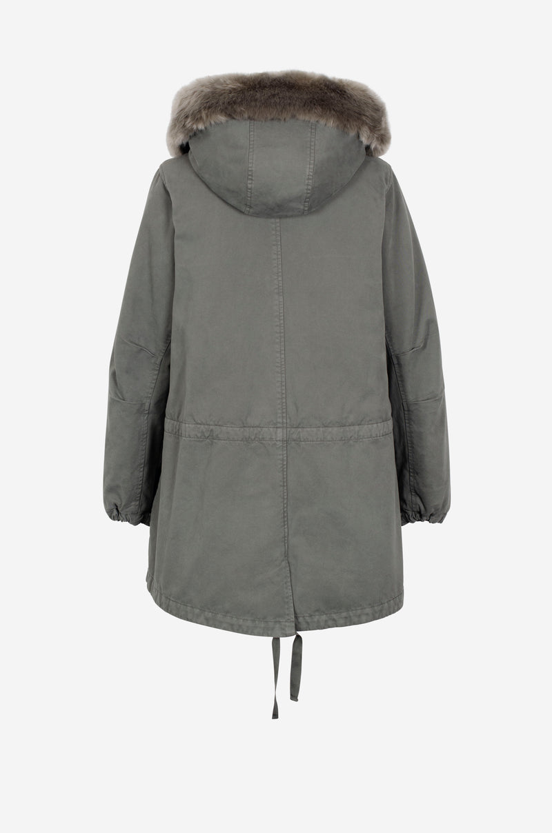 Lempelius Kurze Baumwollparka BYA SKU: 6000234F68S Bis zu 60% Rabatt