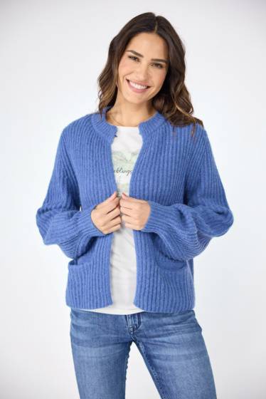 Lieblingsstück Puffärmel-Jacke mit Alpakawolle Günstig kaufen