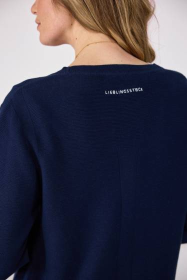 Lieblingsstück durchgeknöpfte V-Ausschnitt-Jacke Basic Weihnachtsangebot