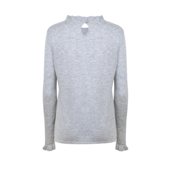 Lieblingsstück Pullover mit Rüschen-Details am Ausschnitt Lagerräumung