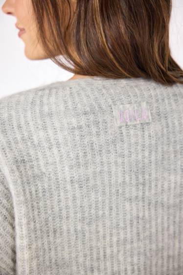 Lieblingsstück Rippenstruktur-Jacke mit Knöpfen Neueste Mode