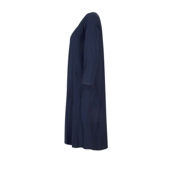 Lieblingsstück Dreiviertelarm-Kleid in Dunkelblau Räumungsverkauf