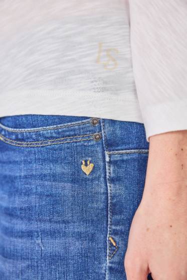 Lieblingsstück 3/4 Arm Basic Shirt Tiefpreis