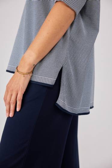 Lieblingsstück 3/4 Arm Strickshirt mit Schlitz Begrenzte Freigabe