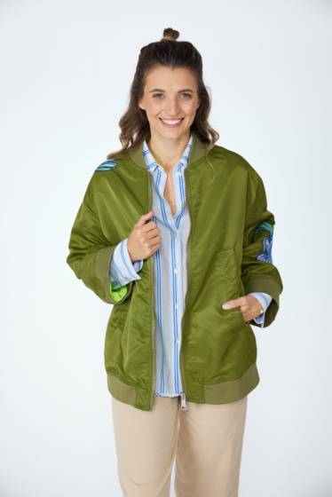 Lieblingsstück Bomberjacke mit Stickerei Neueste Stile