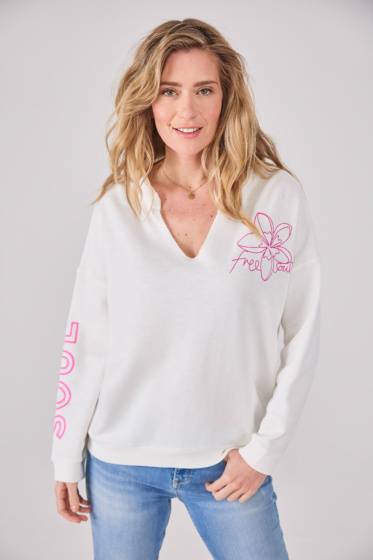 Lieblingsstück Sweatshirt mit Rubberprint Bis zu 50% Rabatt