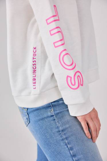 Lieblingsstück Sweatshirt mit Rubberprint Bis zu 50% Rabatt