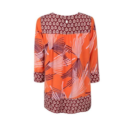 Lieblingsstück 3/4 Arm-Bluse mit Bordüre Bis zu 55% Rabatt