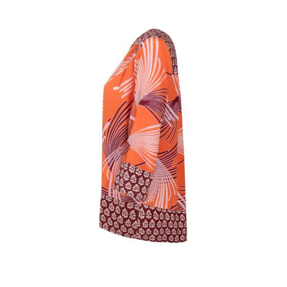 Lieblingsstück 3/4 Arm-Bluse mit Bordüre Bis zu 55% Rabatt