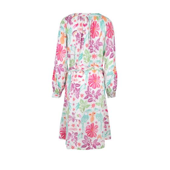 Lieblingsstück Puffärmelkleid mit Paradise Print Riesige Rabatte