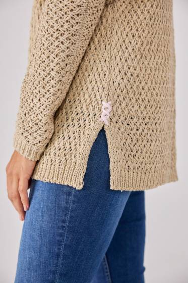Lieblingsstück Strickjacke mit Strukturmuster Im Verkauf