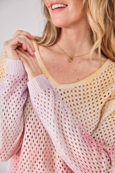 Lieblingsstück Sommerpullover Lochstick Flash Sale