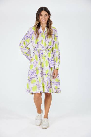 Lieblingsstück Durchgeknöpftes Kleid mit Lemon Print Exklusivangebot