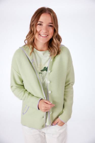 Lieblingsstück Trachtenjacke mit Kapuze und Rippensaum hinten Vatertagsangebot