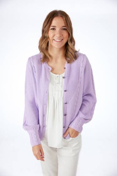 Lieblingsstück Trachtenjacke mit Strickmuster-Mix Valentinstagsangebot