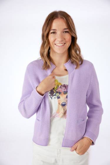 Lieblingsstück Trachtenjacke mit Rippenstruktur und breitem Saum Jubiläumsangebot