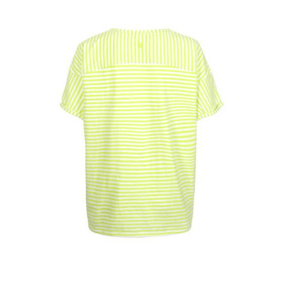 Lieblingsstück Halbarm T-Shirt mit Streifen Lime Top Angebot