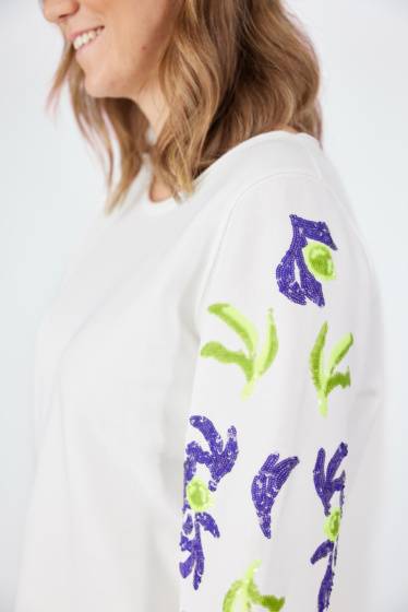 Lieblingsstück Sweatshirt mit Pailletten Motiv Zeitlich begrenztes Angebot