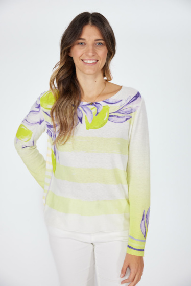 Lieblingsstück Pullover mit Inside Out Lemon Print Exklusive Angebote