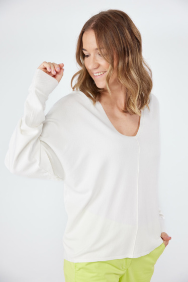 Lieblingsstück Pullover mit Mittelnaht und Cut Out Blitzangebot