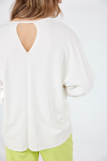 Lieblingsstück Pullover mit Mittelnaht und Cut Out Blitzangebot