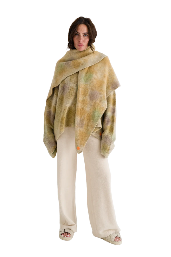 Love Joy Victory Kaschmir Batik Schal Pansy Versandkostenfrei