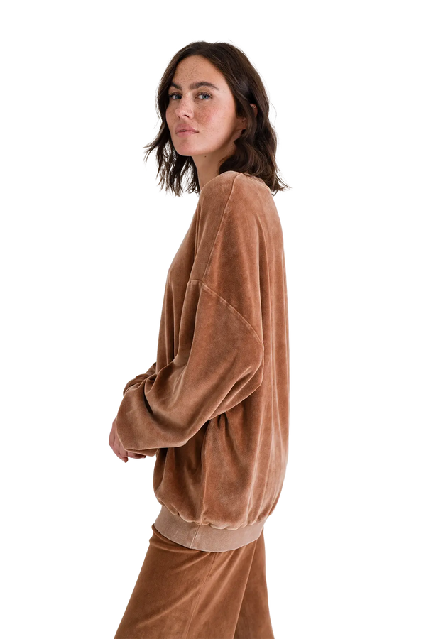 Love Joy Victory Velvet Oversize Sweatshirt Rana Großer Ausverkauf