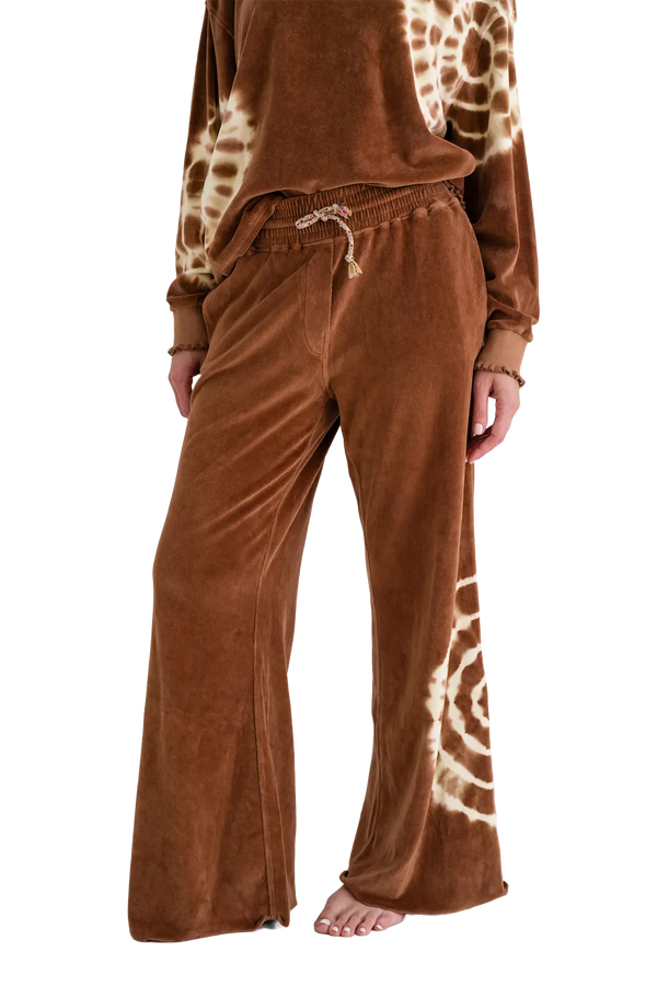 Love Joy Victory Velvet Batik Sweathose Luna Flash Sale