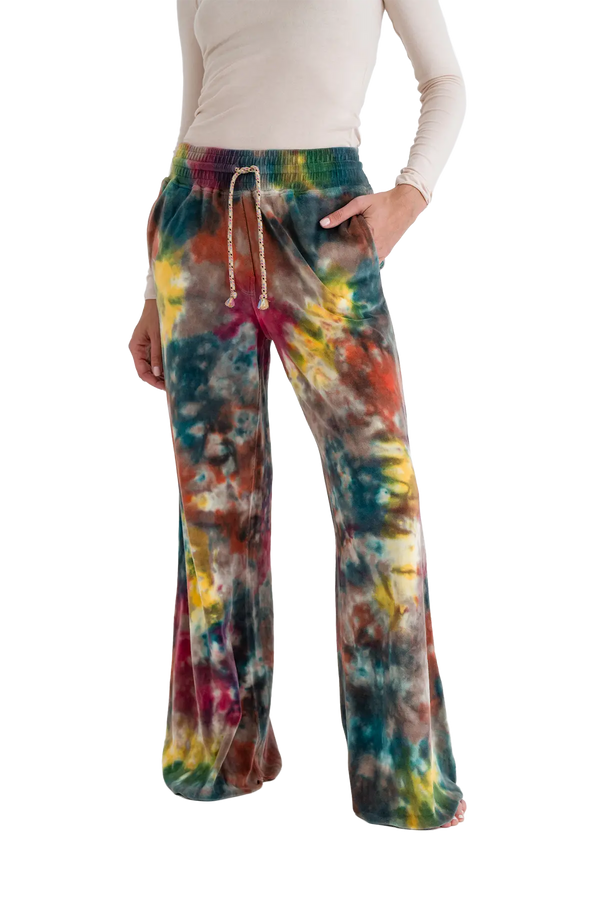 Love Joy Victory Velvet Batik Sweathose Luna Flash Sale