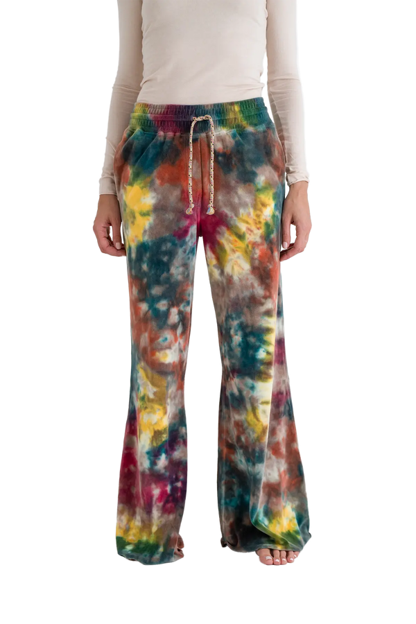 Love Joy Victory Velvet Batik Sweathose Luna Flash Sale