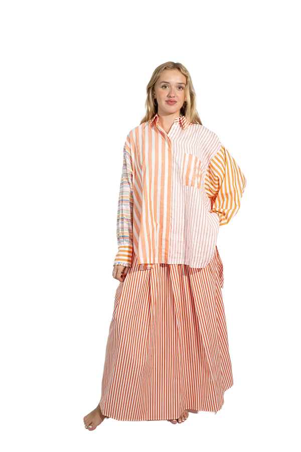 Love Joy Victory RE-BIRTH PATCHWORK BLUSE Strelitza Saisonschlussverkauf