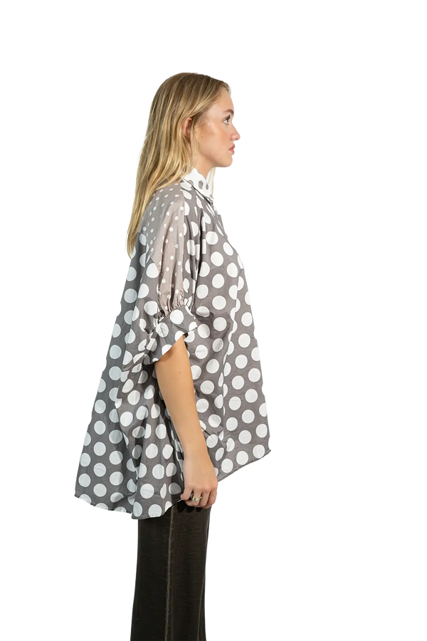 Love Joy Victory RE-BIRTH Bluse Dots Weihnachtsangebot