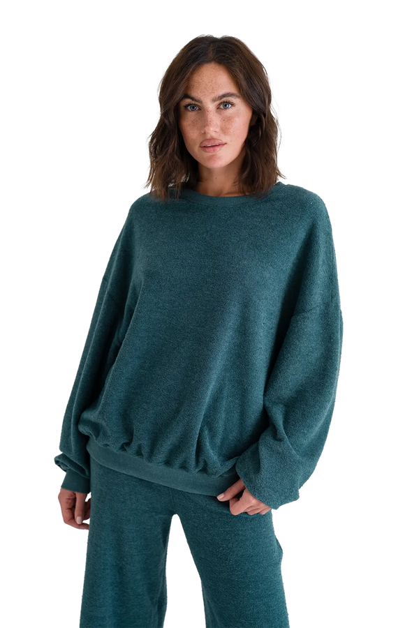 Love Joy Victory Frottee Sweatshirt Rana Kostenlose Rückgabe