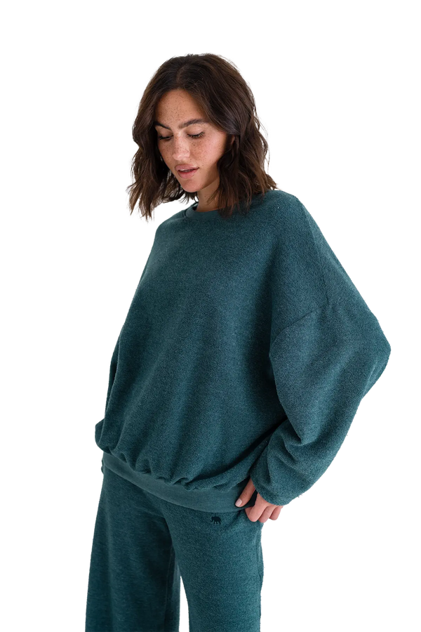 Love Joy Victory Frottee Sweatshirt Rana Kostenlose Rückgabe
