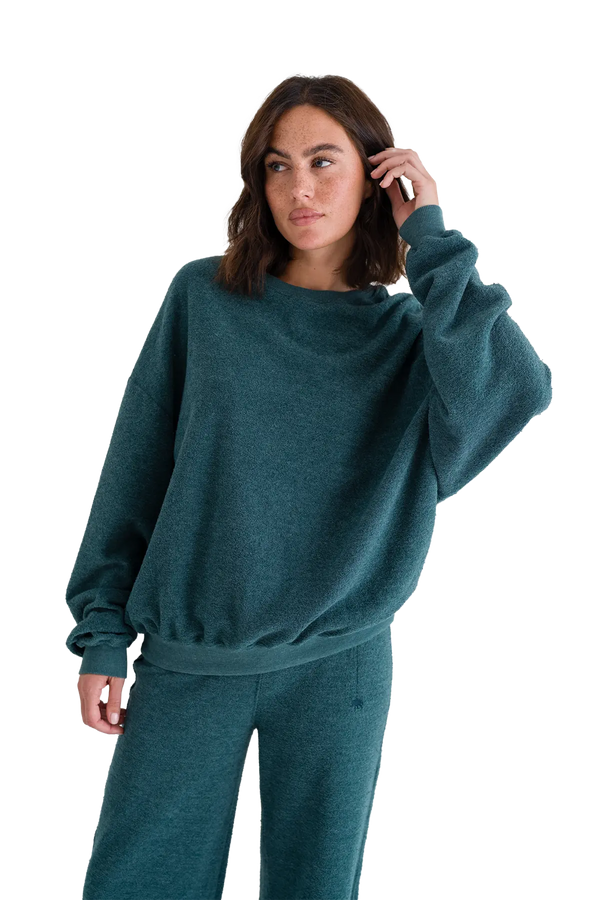 Love Joy Victory Frottee Sweatshirt Rana Kostenlose Rückgabe