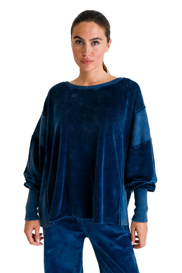 Love Joy Victory Velvet Sweatshirt Maia Begrenzte Freigabe