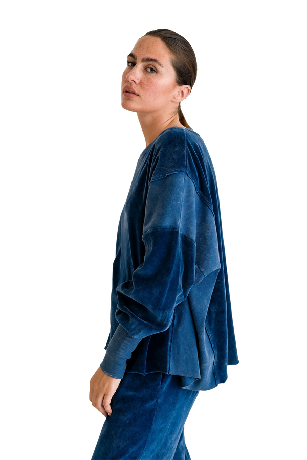 Love Joy Victory Velvet Sweatshirt Maia Begrenzte Freigabe