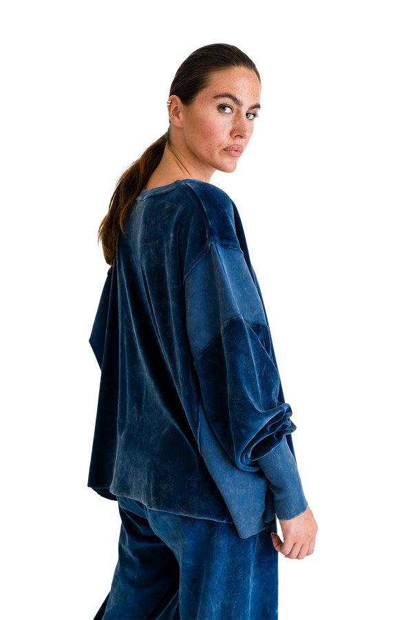 Love Joy Victory Velvet Sweatshirt Maia Begrenzte Freigabe