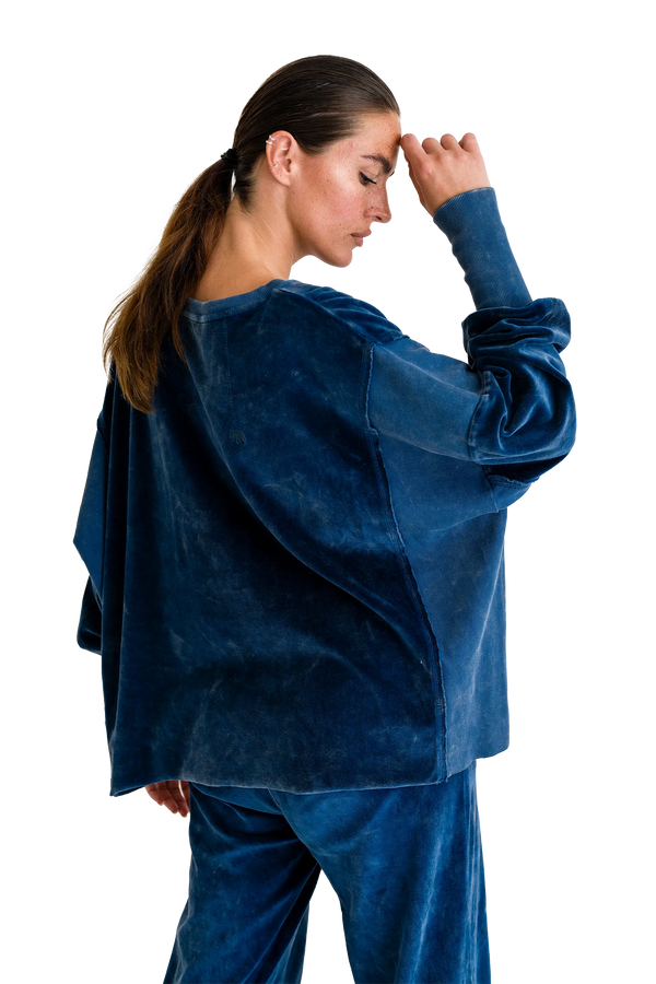 Love Joy Victory Velvet Sweatshirt Maia Begrenzte Freigabe
