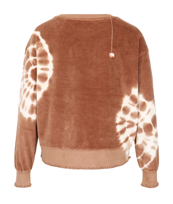 Love Joy Victory Velvet Sweatshirt Rose Tie & Dye Neueste Stile