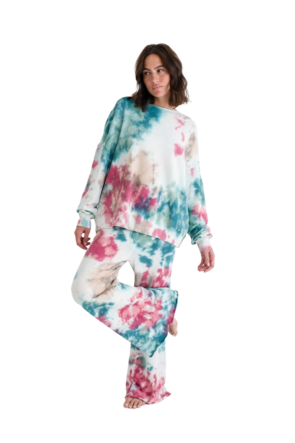 Love Joy Victory SWEATSHIRT MOA Tie & Dye Riesige Rabatte