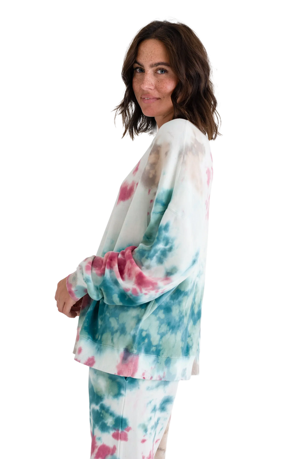 Love Joy Victory SWEATSHIRT MOA Tie & Dye Riesige Rabatte