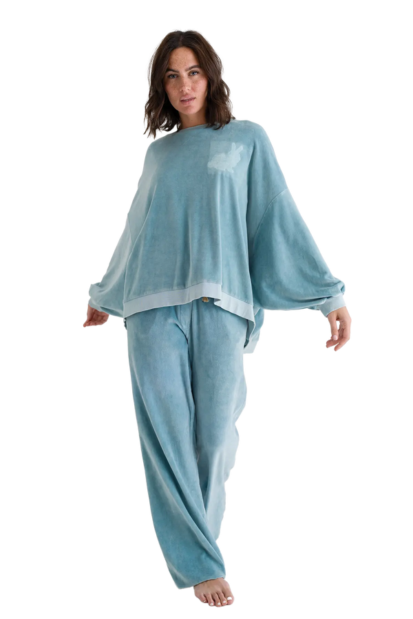 Love Joy Victory Velvet Oversize Sweatshirt Izar Auslauf