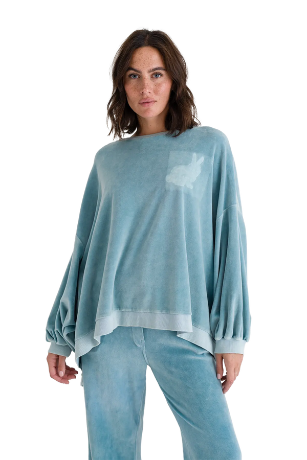 Love Joy Victory Velvet Oversize Sweatshirt Izar Auslauf