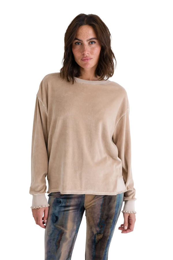 Love Joy Victory Velvet SWEATSHIRT ROSE Großer Ausverkauf