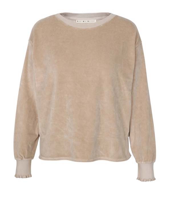 Love Joy Victory Velvet SWEATSHIRT ROSE Großer Ausverkauf